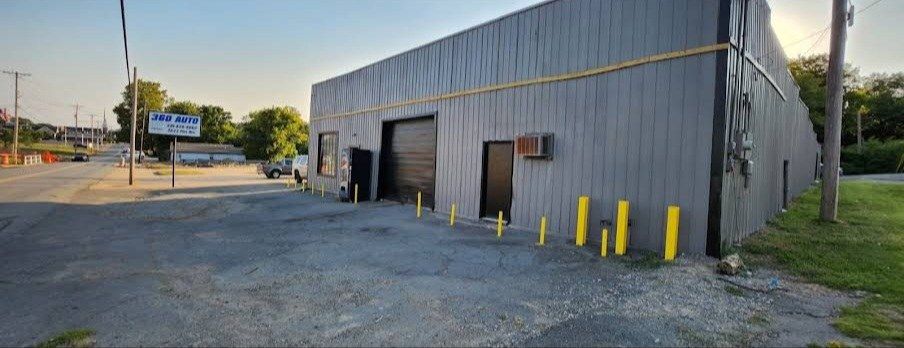 360 Auto shop building and service bays